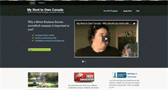 Desktop Screenshot of myrenttoown.ca